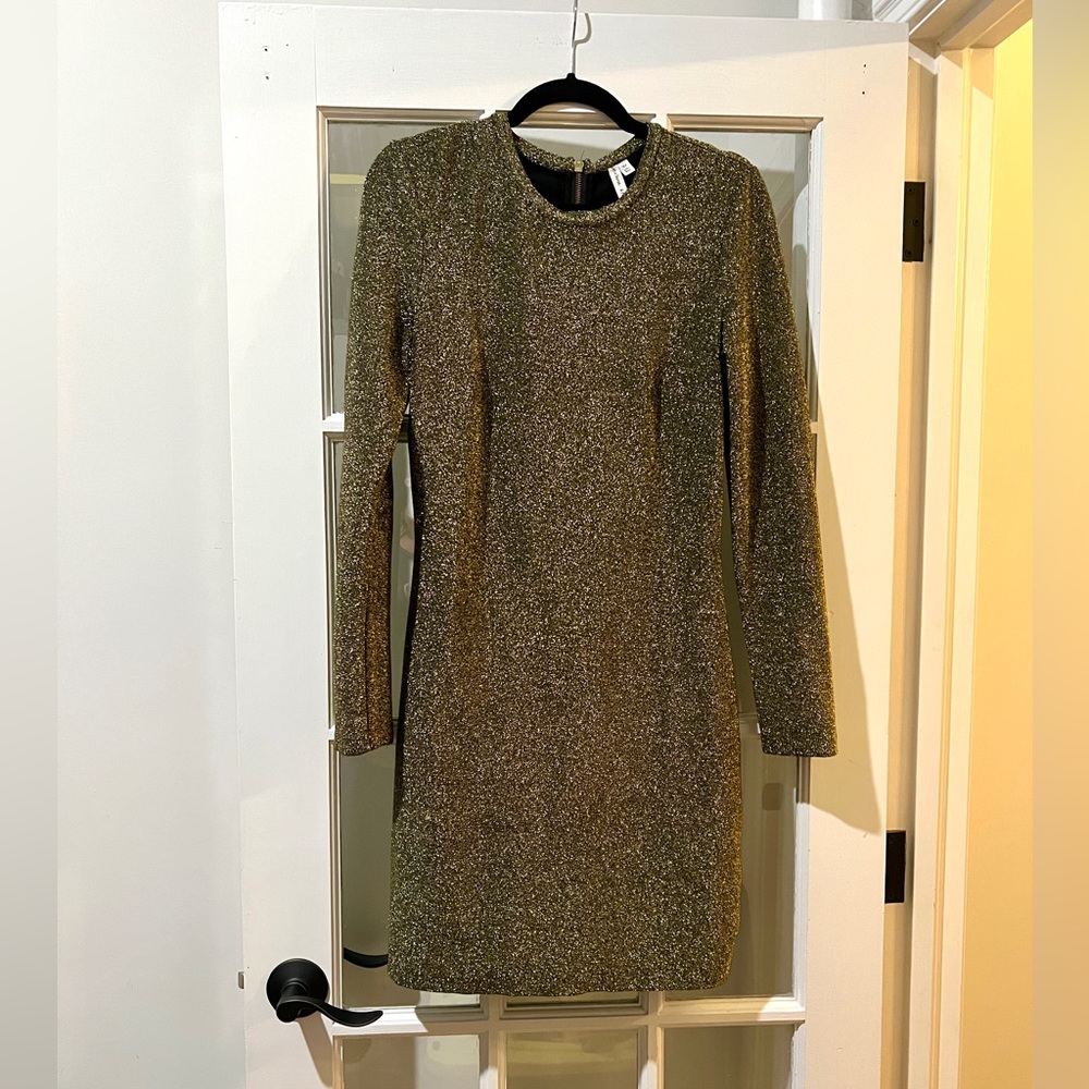 Gold Bodycon Party Dressl